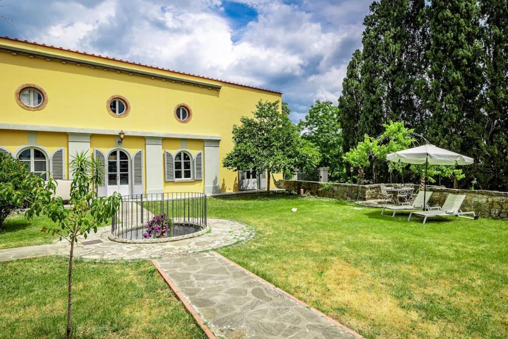 Luxury Limonaia With Jacuzzi Near Florence San Jacopo al Girone Bagian luar foto